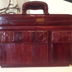 EEL-SKIN BRIEFCASE ATTACHE
